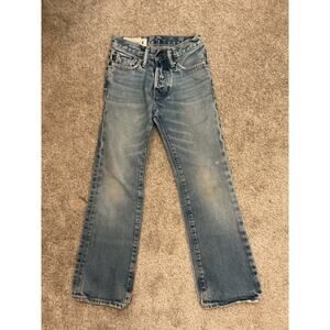 Abercrombie & Fitch Kids Boys Button Fly Relaxed Fit Jeans, 8